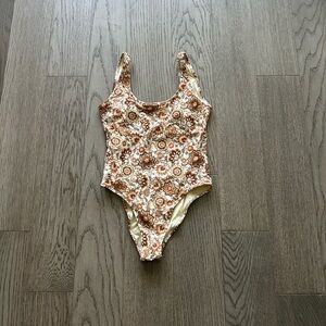 Floral Kids One Piece Swimsuit